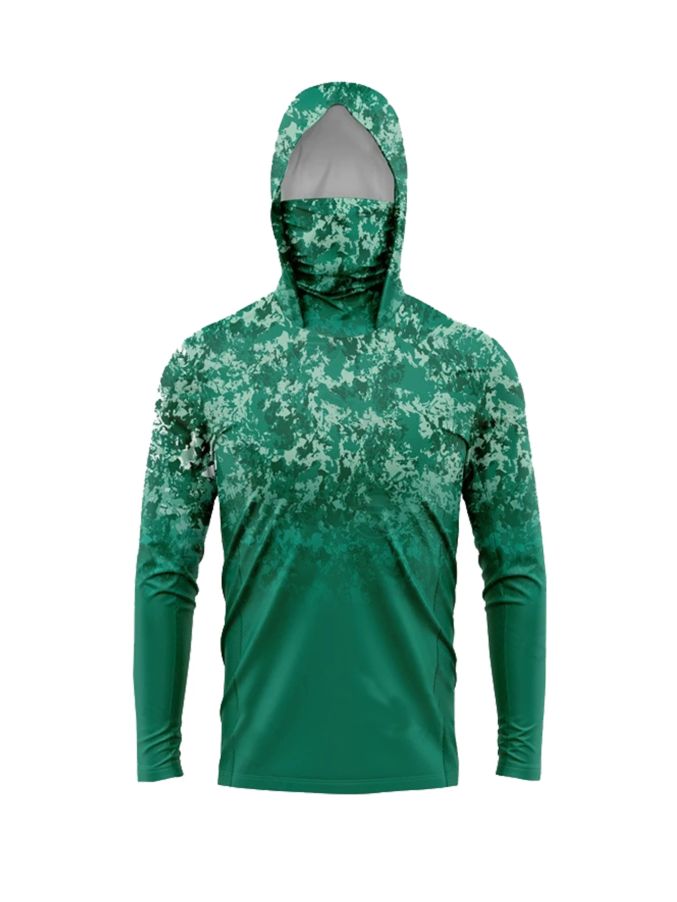 Outdoor Hunting Prints - Erkekler için UPF50+ Güneş Korumalı Balıkçı
