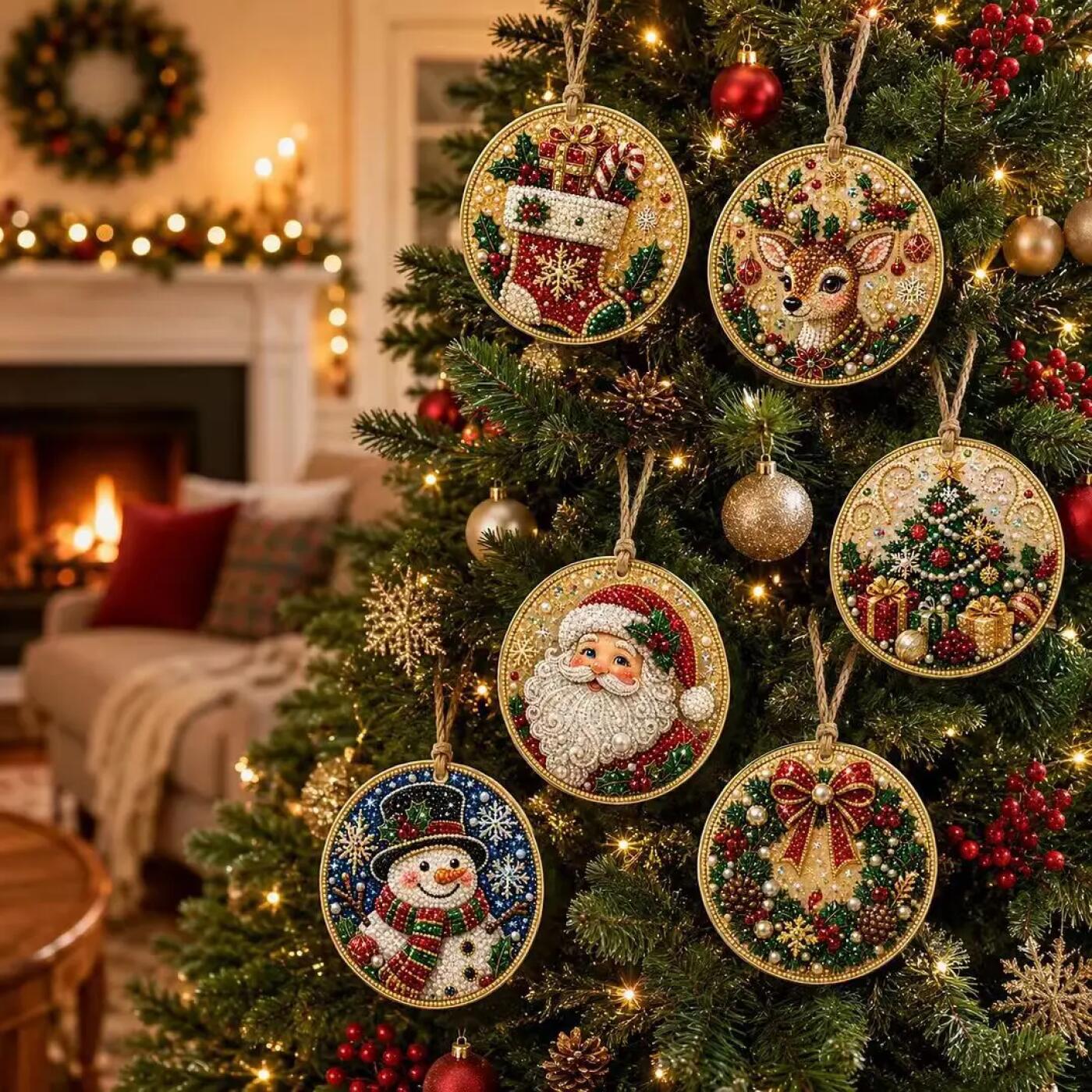 6PC Noel Ağacı Ahşap El Yapımı - Elk Bugle Call incelemesi ve fiyatı